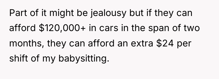 Part of it might be jealousy but if they can...