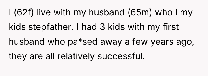I (62f) live with my husband (65m) who I my...