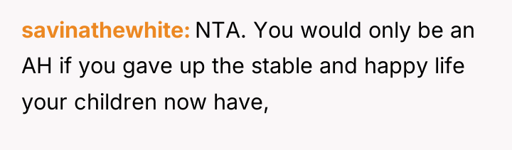 savinathewhite NTA. You would only be an AH if you...