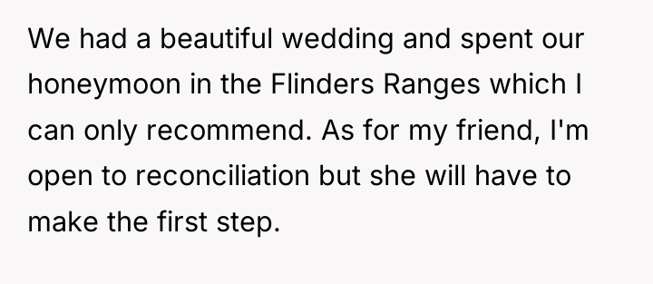We had a beautiful wedding and spent our honeymoon in...