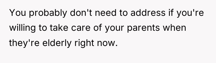 You probably don't need to address if you're willing to...