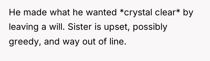He made what he wanted *crystal clear* by leaving a...