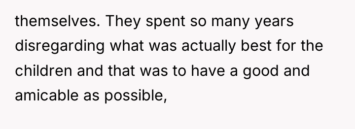themselves. They spent so many years disregarding what was actually...