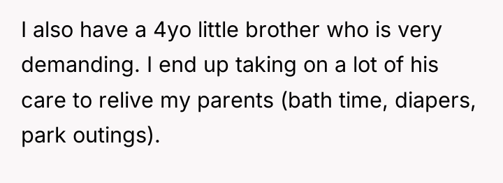 I also have a 4yo little brother who is very...