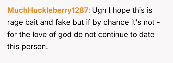 MuchHuckleberry1287 Ugh I hope this is rage bait and fake...