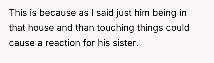 This is because as I said just him being in...