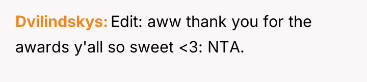 Dvilindskys Edit: aww thank you for the awards y'all so...
