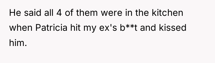 He said all 4 of them were in the kitchen...