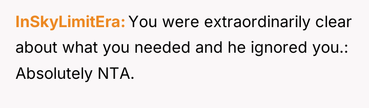 InSkyLimitEra You were extraordinarily clear about what you needed and...