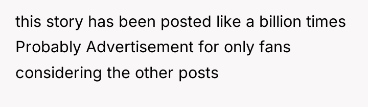 this story has been posted like a billion times Probably...