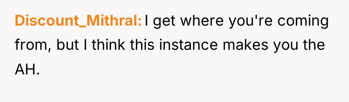 Discount_Mithral I get where you're coming from, but I think...