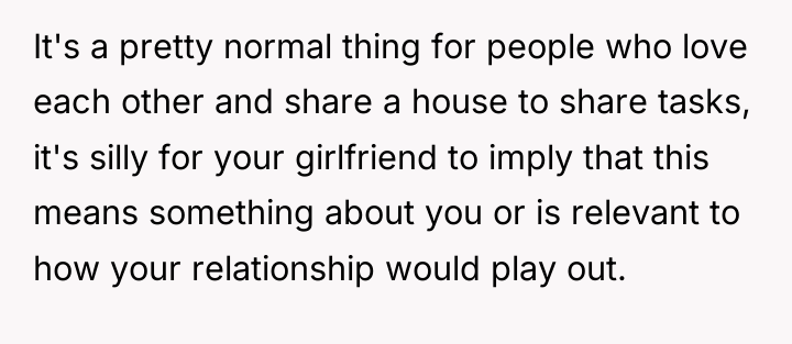 It's a pretty normal thing for people who love each...