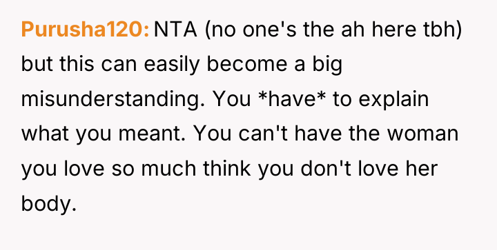 Purusha120 NTA (no one's the ah here tbh) but this...