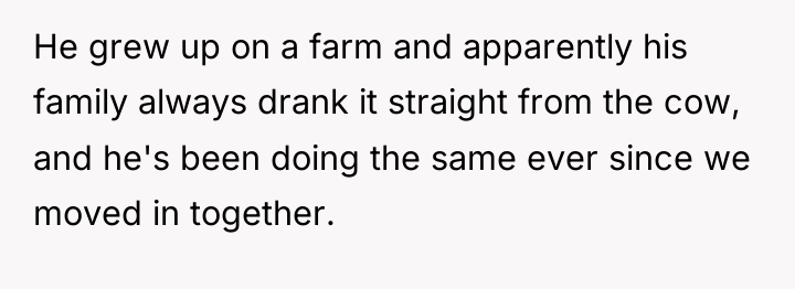 He grew up on a farm and apparently his family...