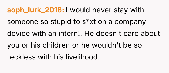 soph_lurk_2018 I would never stay with someone so stupid to...