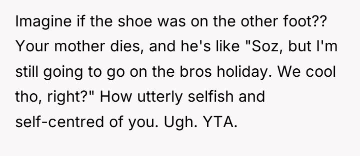 Imagine if the shoe was on the other foot?? Your...