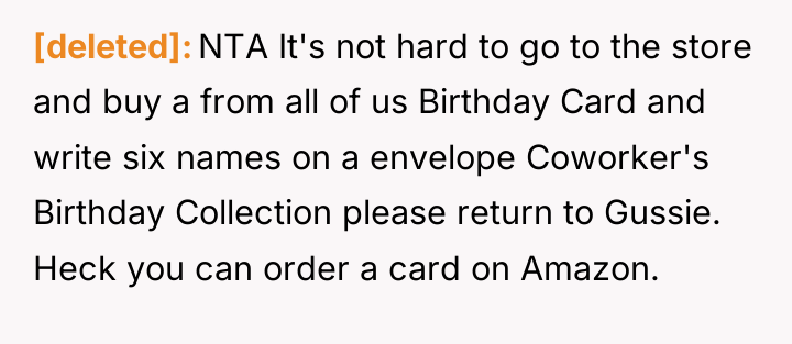 [deleted] NTA It's not hard to go to the store...