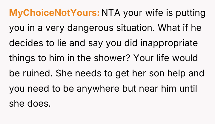 MyChoiceNotYours NTA your wife is putting you in a very...