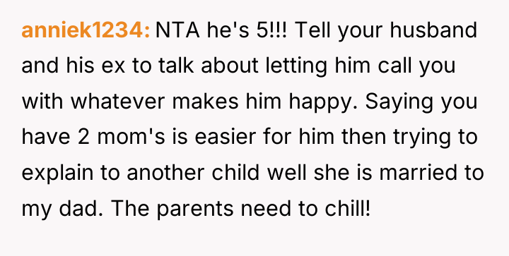 anniek1234 NTA he's 5!!! Tell your husband and his ex...