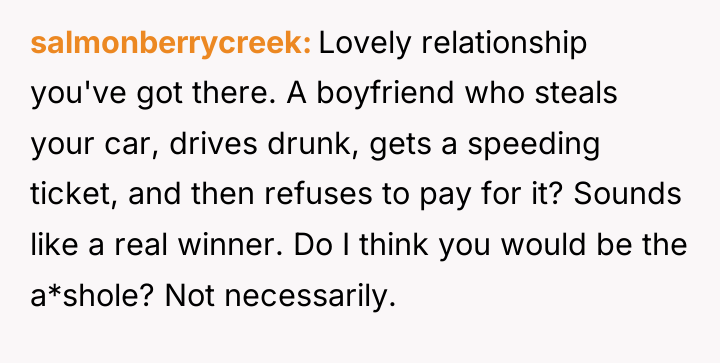 salmonberrycreek Lovely relationship you've got there. A boyfriend who steals...