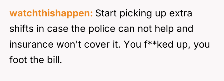watchthishappen Start picking up extra shifts in case the police...