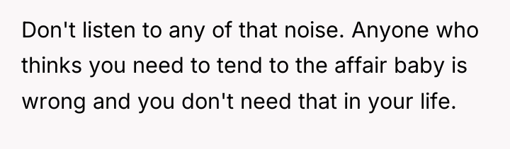 Don't listen to any of that noise. Anyone who thinks...