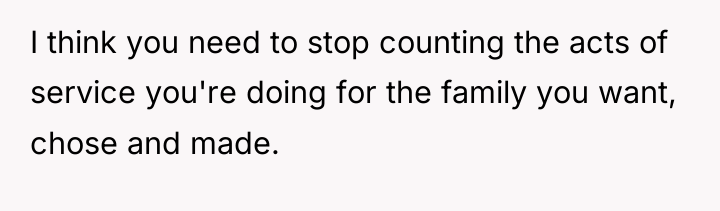I think you need to stop counting the acts of...