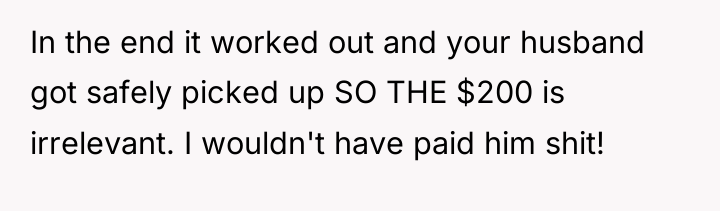 In the end it worked out and your husband got...