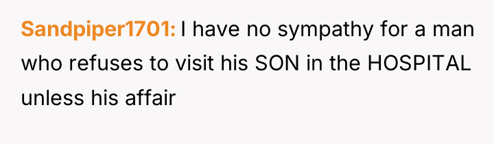 Sandpiper1701 I have no sympathy for a man who refuses...