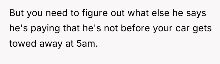 But you need to figure out what else he says...