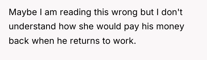 Maybe I am reading this wrong but I don't understand...