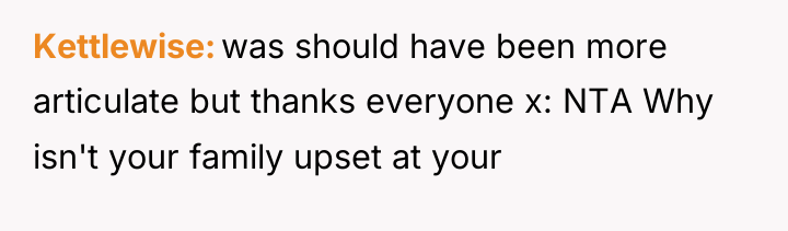 Kettlewise was should have been more articulate but thanks everyone...