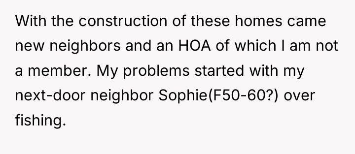 With the construction of these homes came new neighbors and...