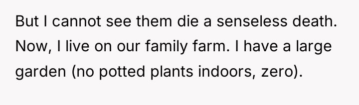But I cannot see them die a senseless death. Now,...