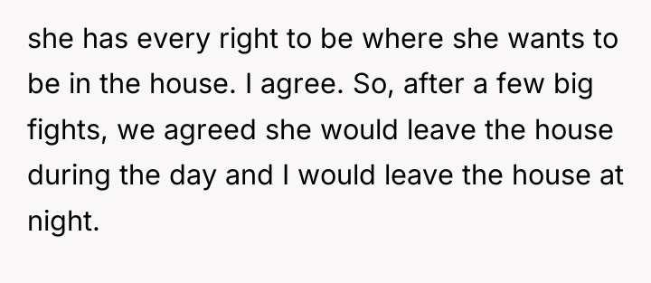 she has every right to be where she wants to...
