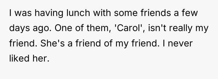 I was having lunch with some friends a few days...