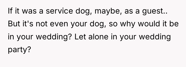 If it was a service dog, maybe, as a guest.....