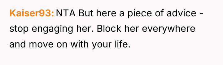 Kaiser93 NTA But here a piece of advice - stop...