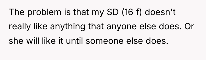 The problem is that my SD (16 f) doesn't really...