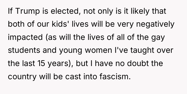 If Trump is elected, not only is it likely that...