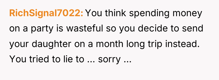 RichSignal7022 You think spending money on a party is wasteful...