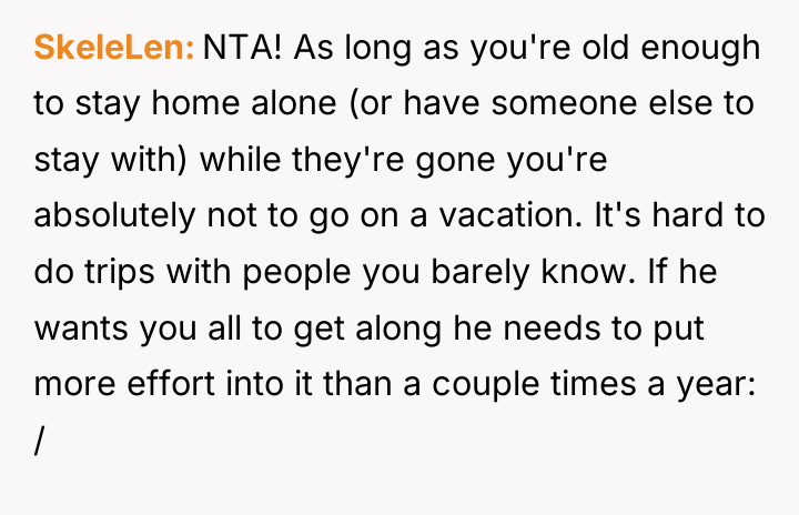 SkeleLen NTA! As long as you're old enough to stay...