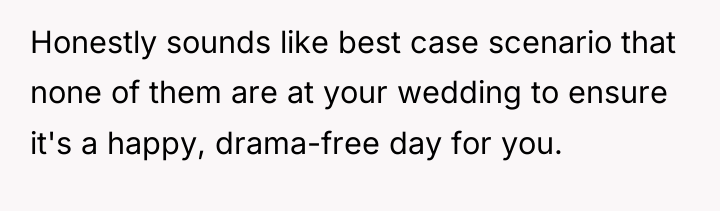 Honestly sounds like best case scenario that none of them...