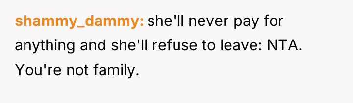 shammy_dammy she'll never pay for anything and she'll refuse to...