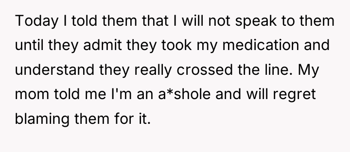 Today I told them that I will not speak to...