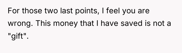 For those two last points, I feel you are wrong....