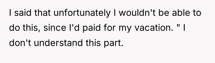I said that unfortunately I wouldn't be able to do...
