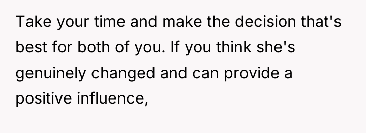 Take your time and make the decision that's best for...
