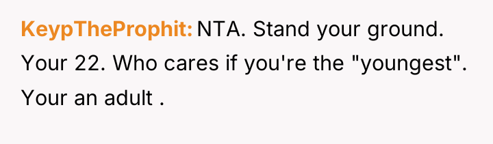 KeypTheProphit NTA. Stand your ground. Your 22. Who cares if...