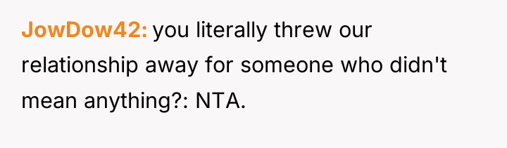JowDow42 you literally threw our relationship away for someone who...